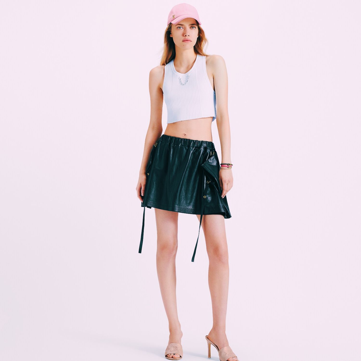 Revival Mule Pink 3.7in/9.5cm For Women