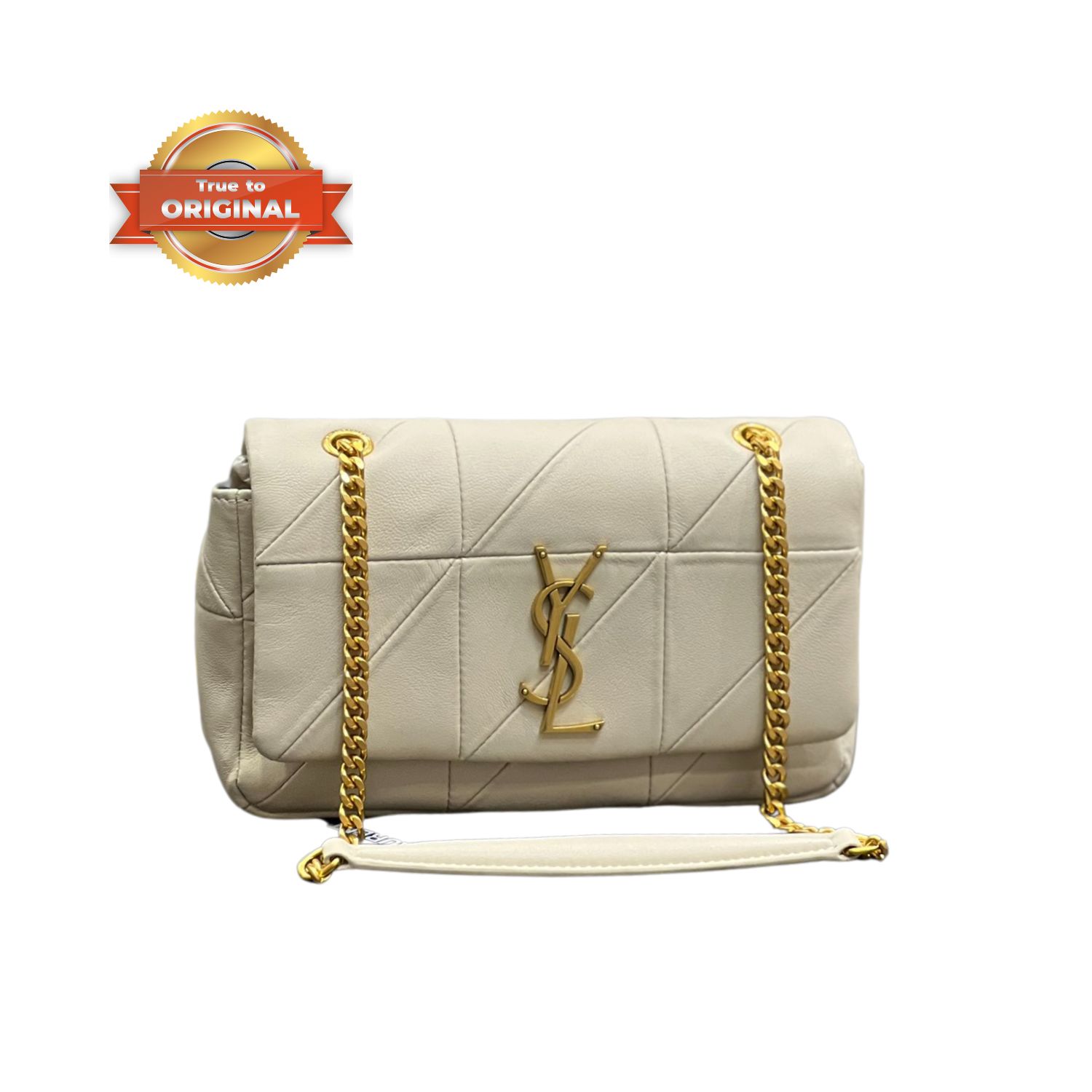 [True-to-ORIGINAL] Sa1nt Lau*nt Jamie Small Chain Bag White For Women 7.8in/20cm