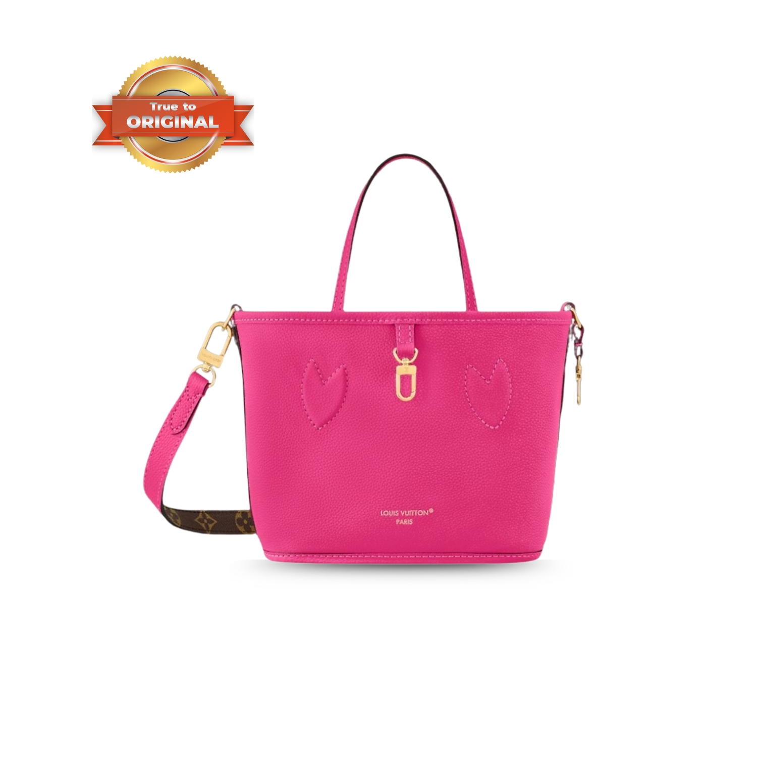 [True-to-ORIGINAL] L0vis Vvtt0n Neverfull Bandoulière Inside Out BB Rose For Women 24cm/9.4in – M12106