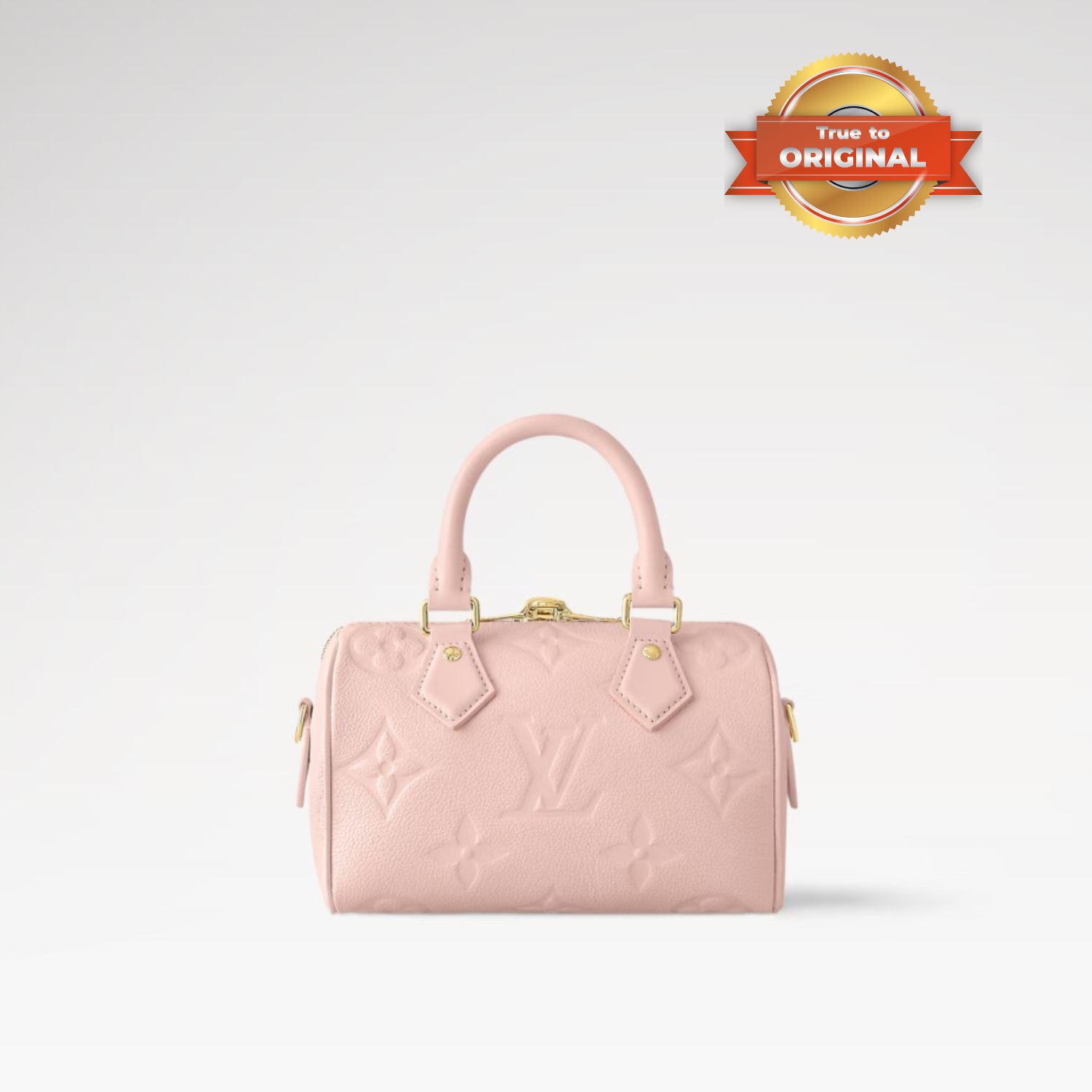 [True-to-ORIGINAL] L0vis Vvtt0n Speedy Bandoulière 20 Monogram Empreinte Opal Pink For Women 20.5cm/8.1in M47136