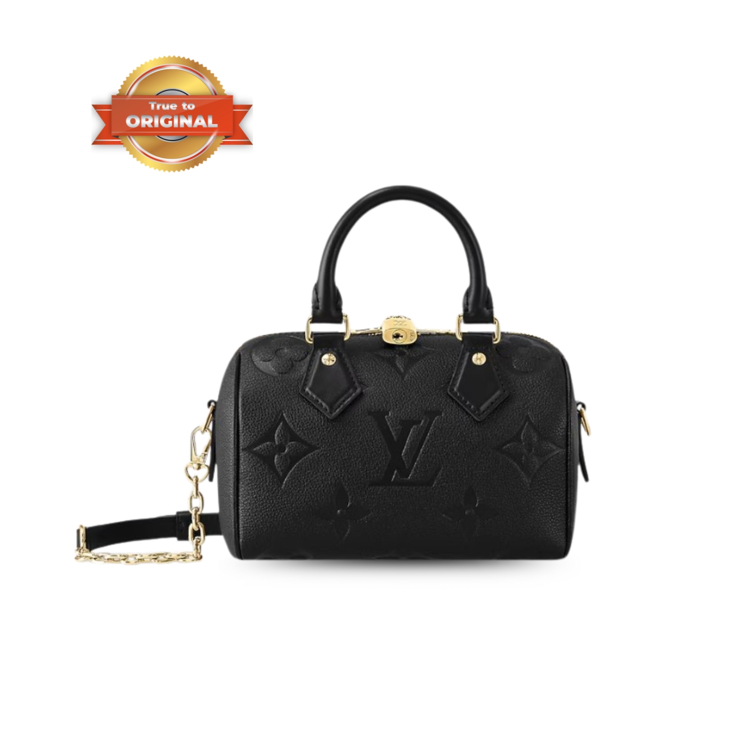 [True-to-ORIGINAL] L0vis Vvtt0n Speedy Bandoulière 20 Monogram Empreinte Black For Women 20.5cm/8.1in M58953