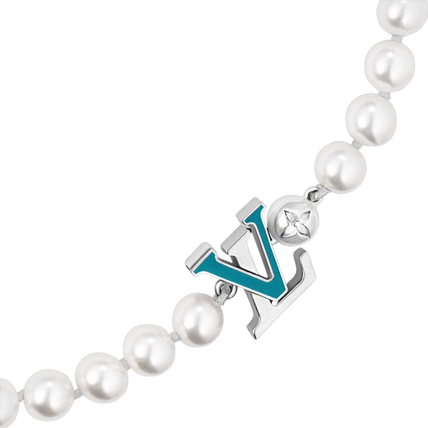 L0vis Vvtt0n Turquoise Rodeo Necklace For Men 58cm/23in M02058