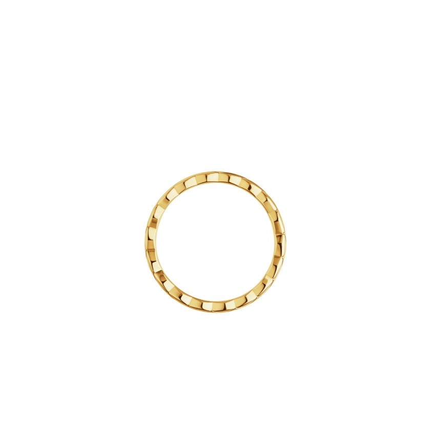 Ch**el Coco Crush Ring Yellow Gold Mini Version For Women J11794