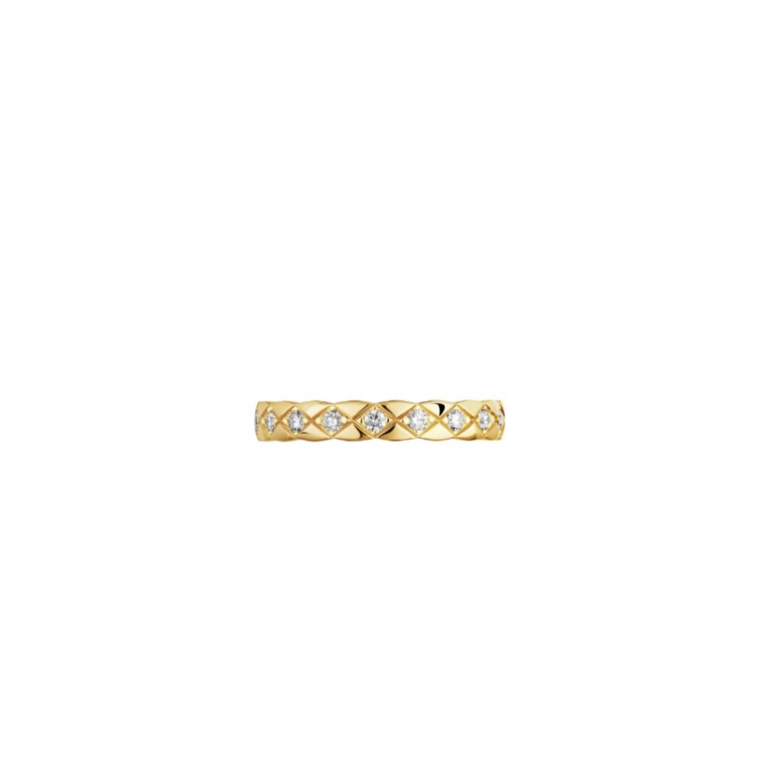 Ch**el Coco Crush Ring Yellow Gold Mini Version For Women J11872