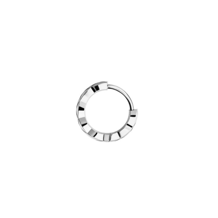 Ch**el Coco Crush Single Earring White Gold For Women J12687