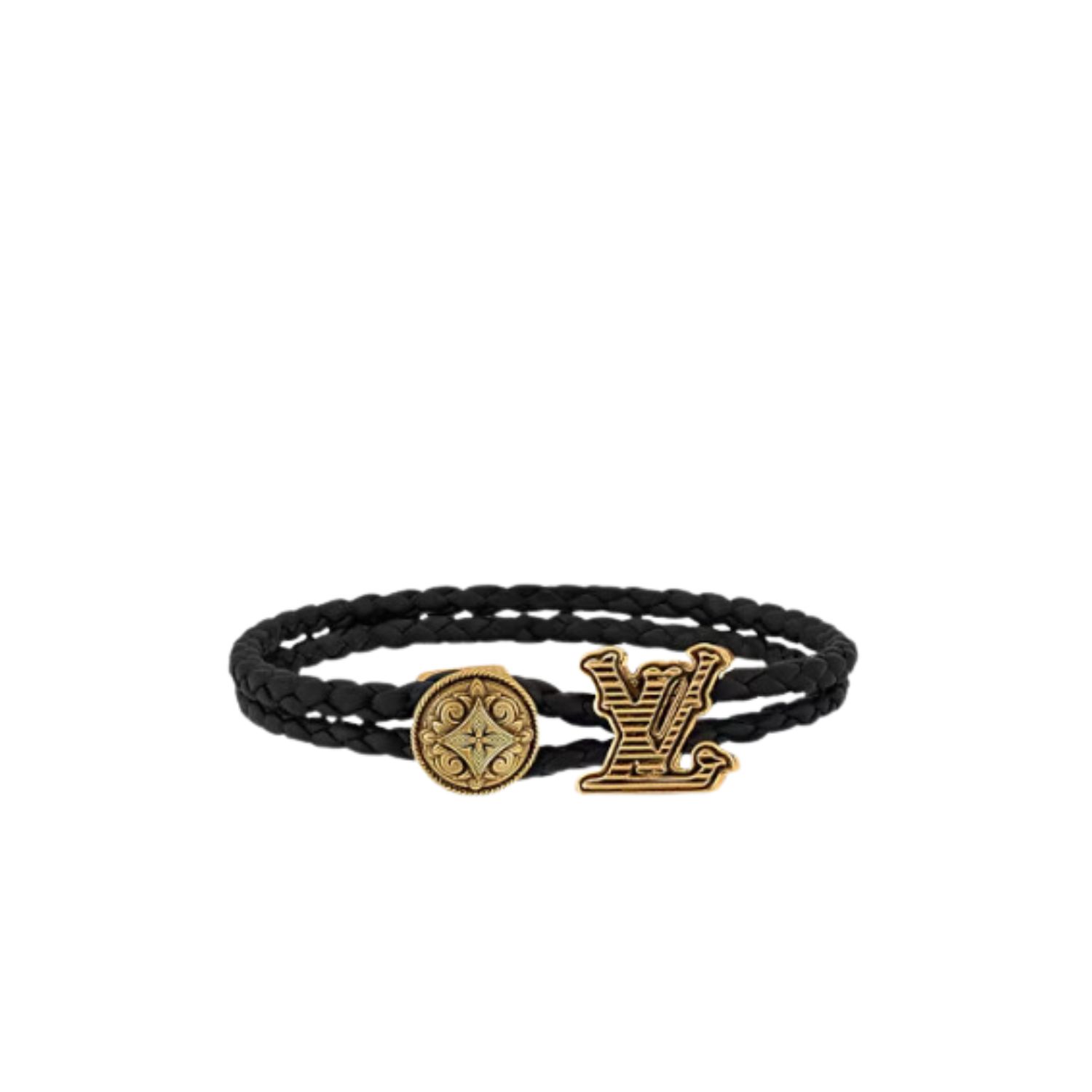 L0vis Vvtt0n LV Rodeo Bracelet Black 19cm/7.5in – M8735E