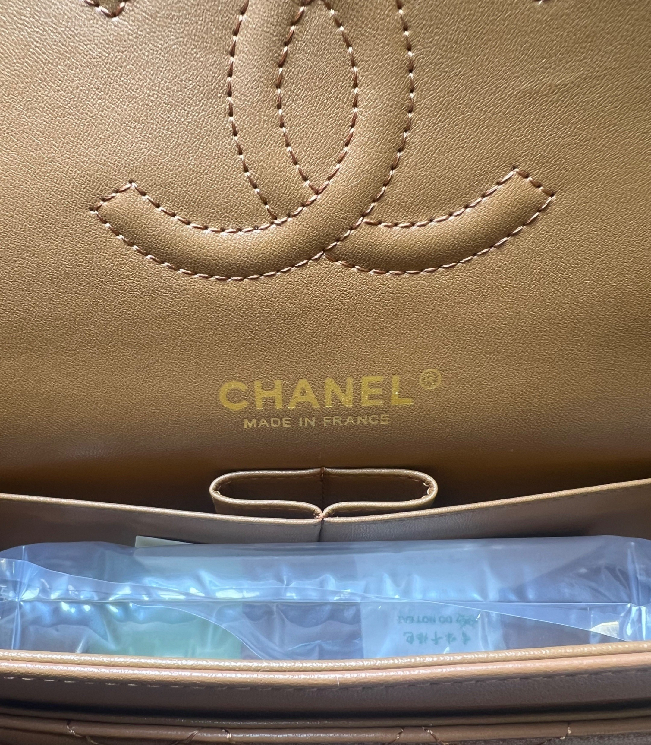 [True-to-ORIGINAL] Ch**el Classic Dark Beige Handbag For Women 9.8in/25cm