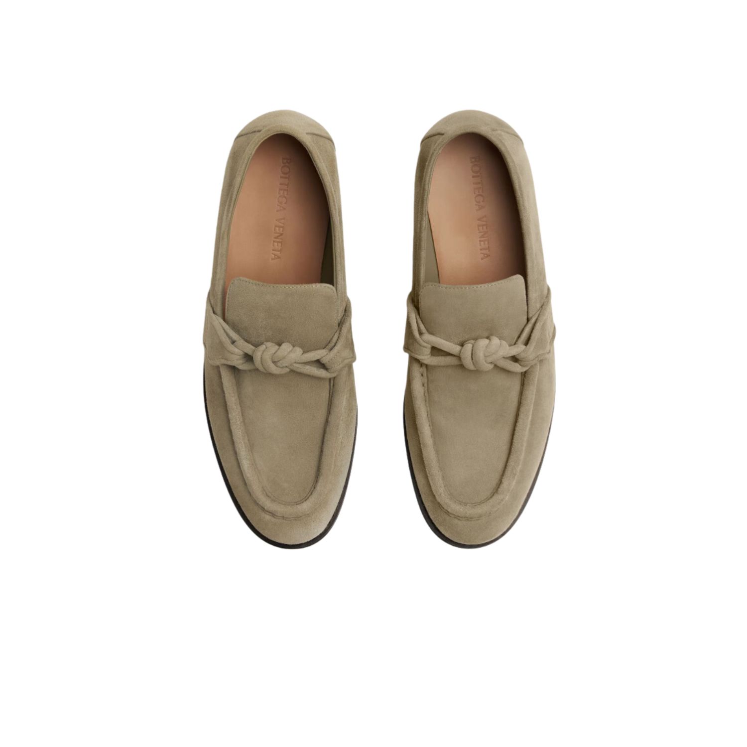 B0tt*ga Ven*ta Astaire Suede Loafer Taupe For Men – 796445V3XR01510