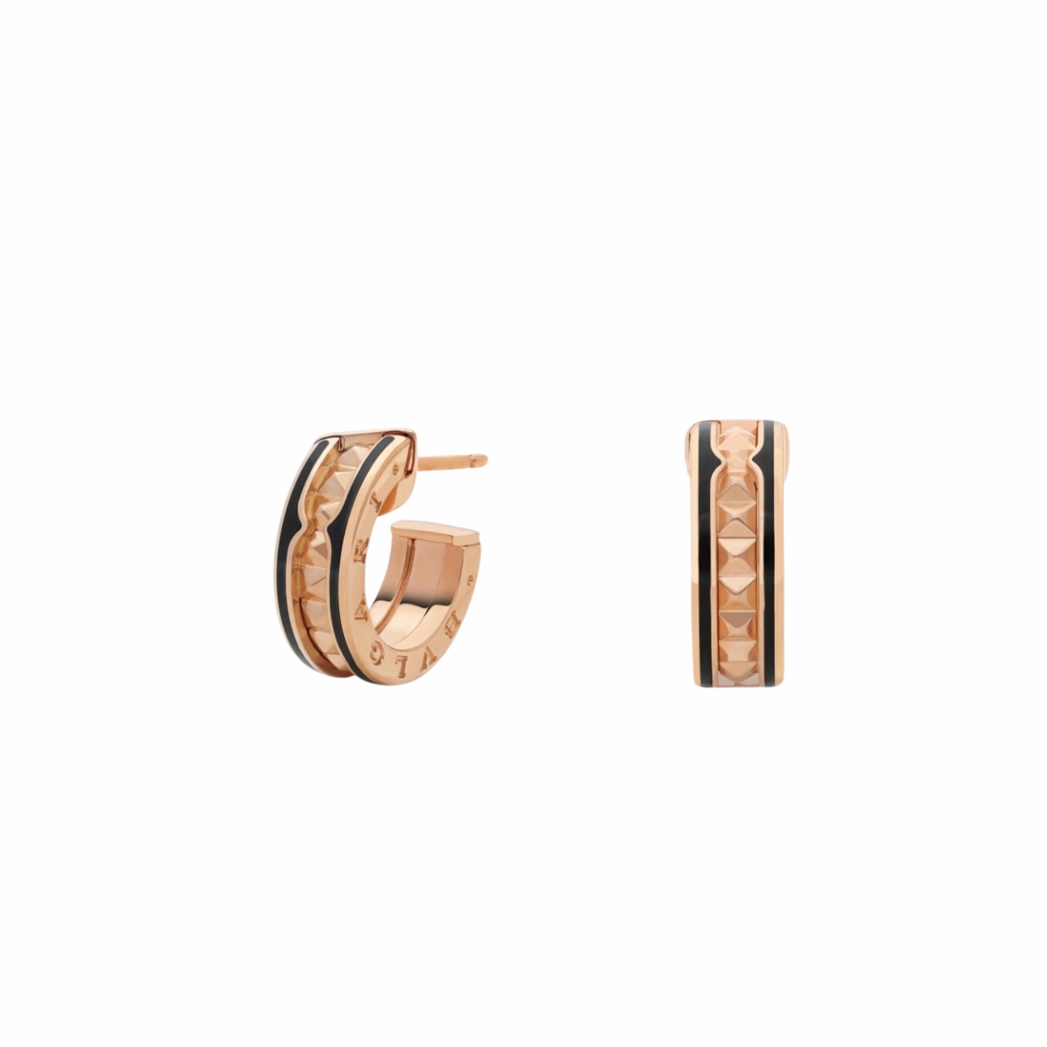 Bv1g*ai B.zero1 Earrings Rose Gold For Women 357567