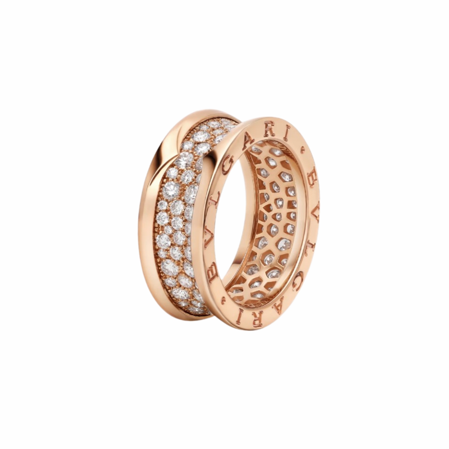 Bv1g*ai B.zero1 Ring Rose Gold For Women 361147