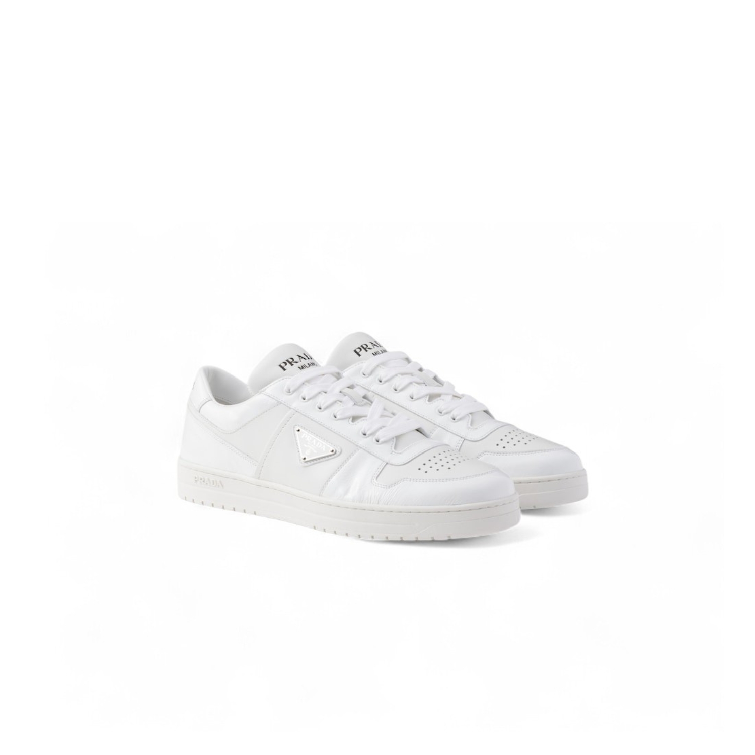 Pra*a Downtown Leather Sneakers White For Men 2EE364_3LQB_F0009_F_D001