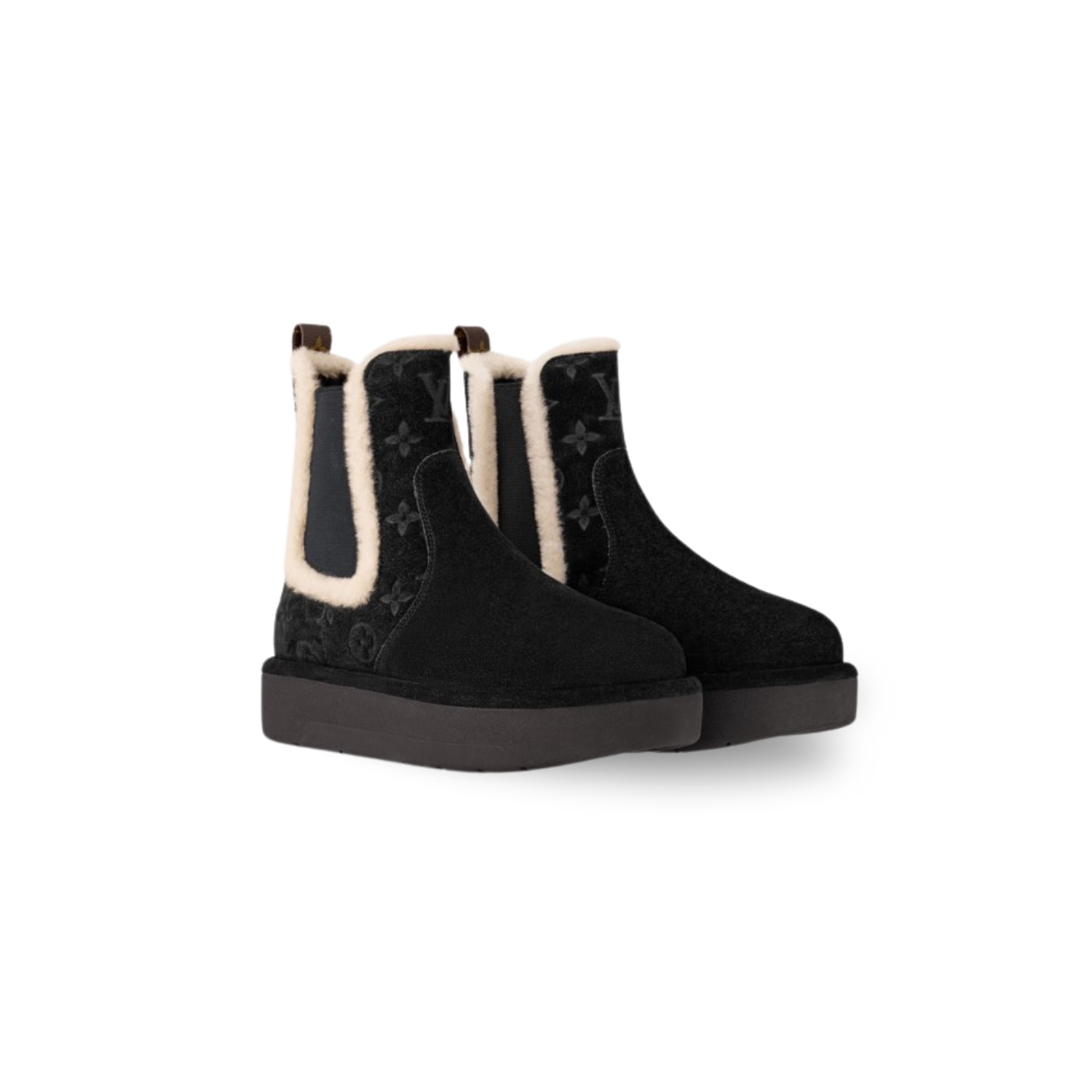 L0vis Vvtt0n Aspen Chelsea Ankle Boots Black For Women 1ADC6X