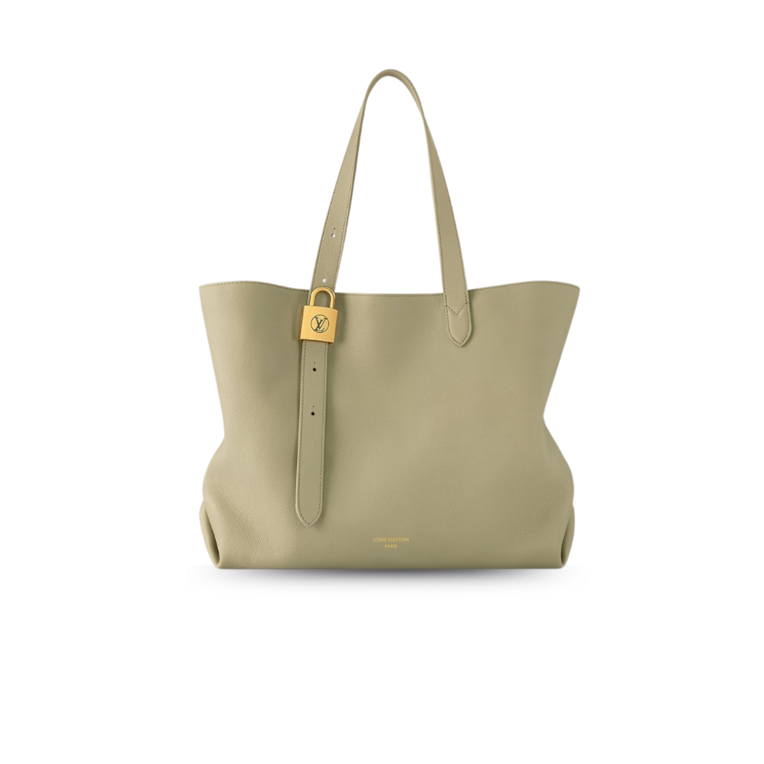 L0vis Vvtt0n Low Key Cabas MM Bag Clay Green For Women 18.5in/47cm M25343