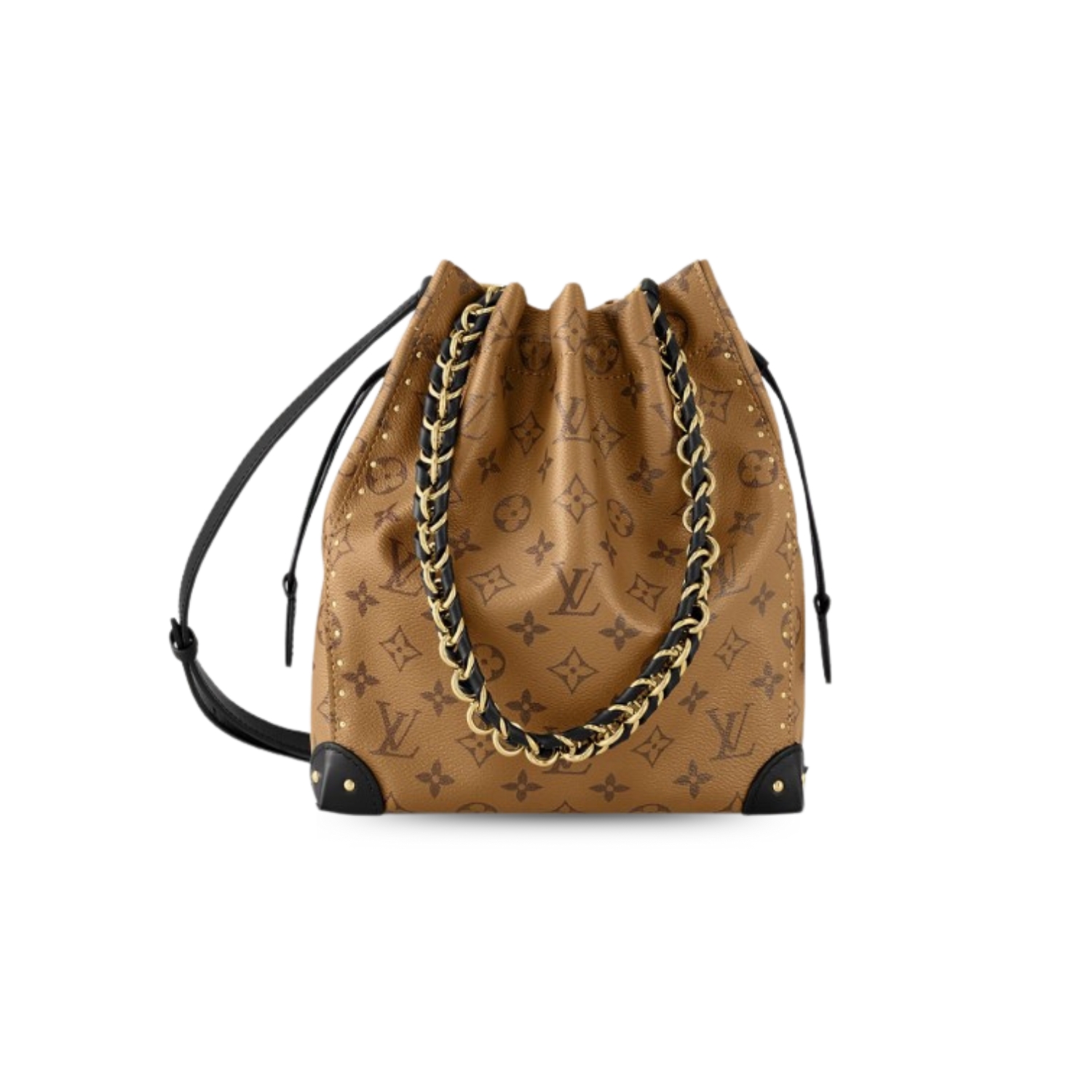 L0vis Vvtt0n Noé Trunk PM Handbag Monogram Reverse Brown For Women 9.1in/23cm M13324