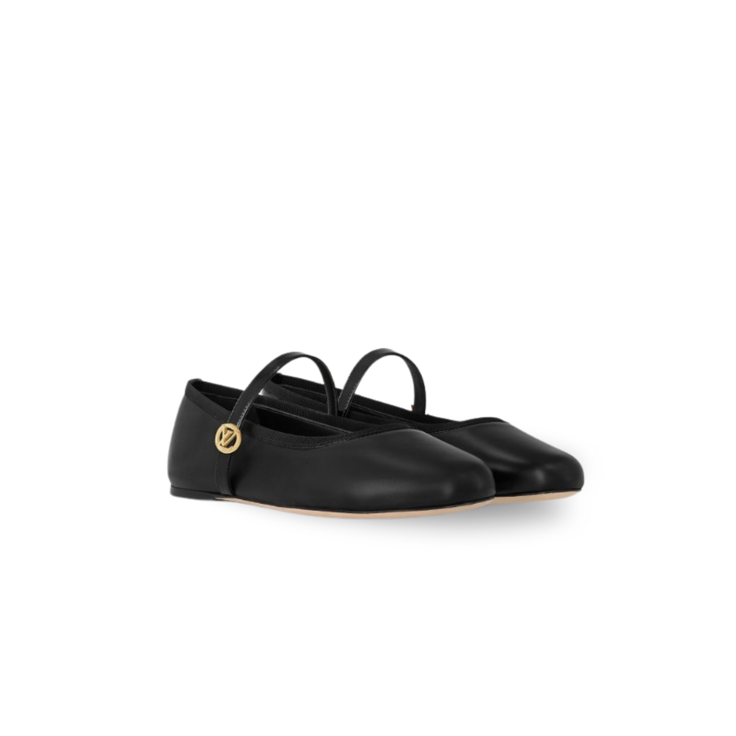L0vis Vvtt0n Romy Flat Ballerina Black For Women 1ADCSJ