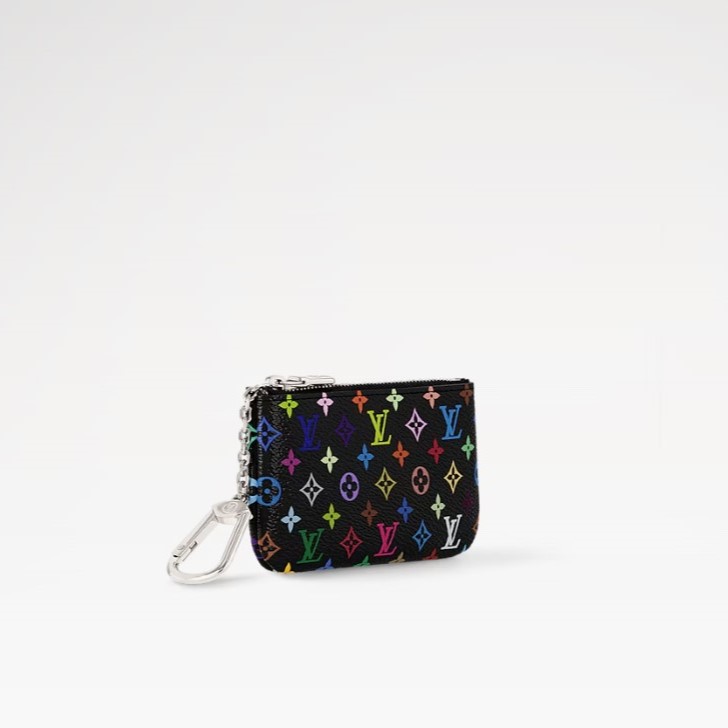 L0vis Vvtt0n LV x TM Key Pouch Multicolore Noir For Women 4.7in/12cm M13664