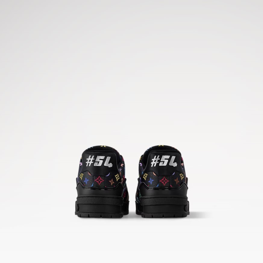 L0vis Vvtt0n LV x TM LV Trainer Sneaker Black For Women 1AGZE3