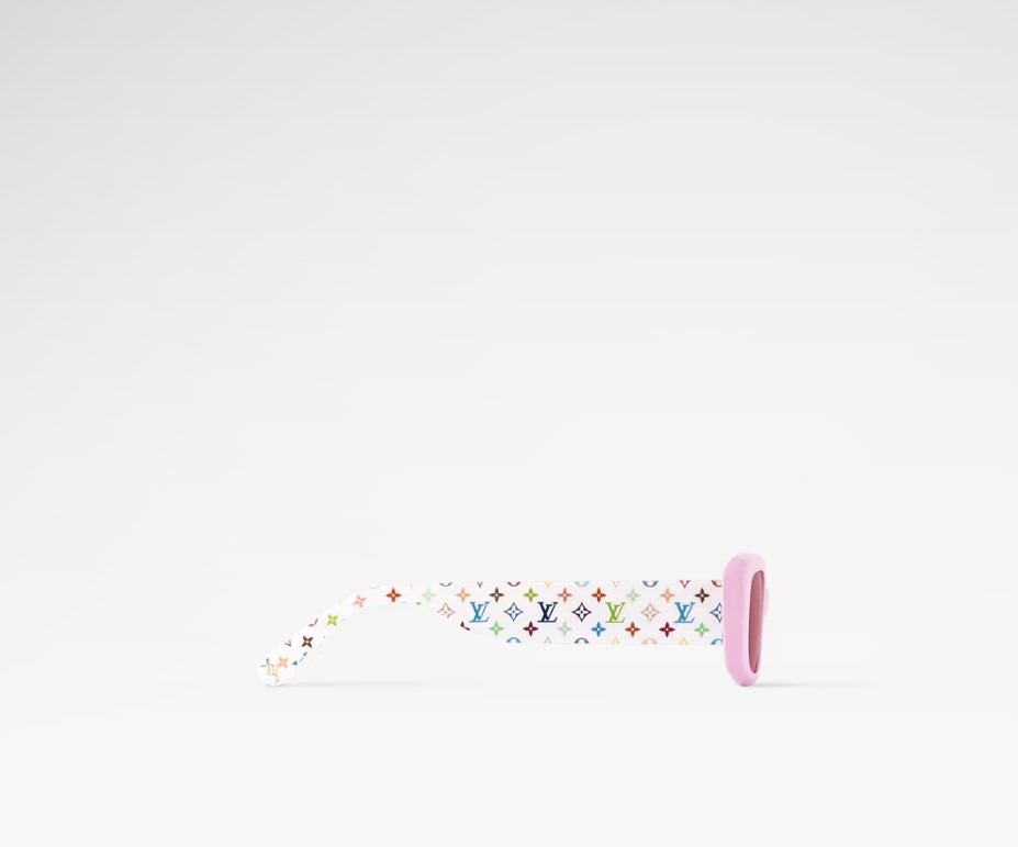 L0vis Vvtt0n LV x TM Multigram Cat Eye Sunglasses Rose Blanc For Women Z2711W