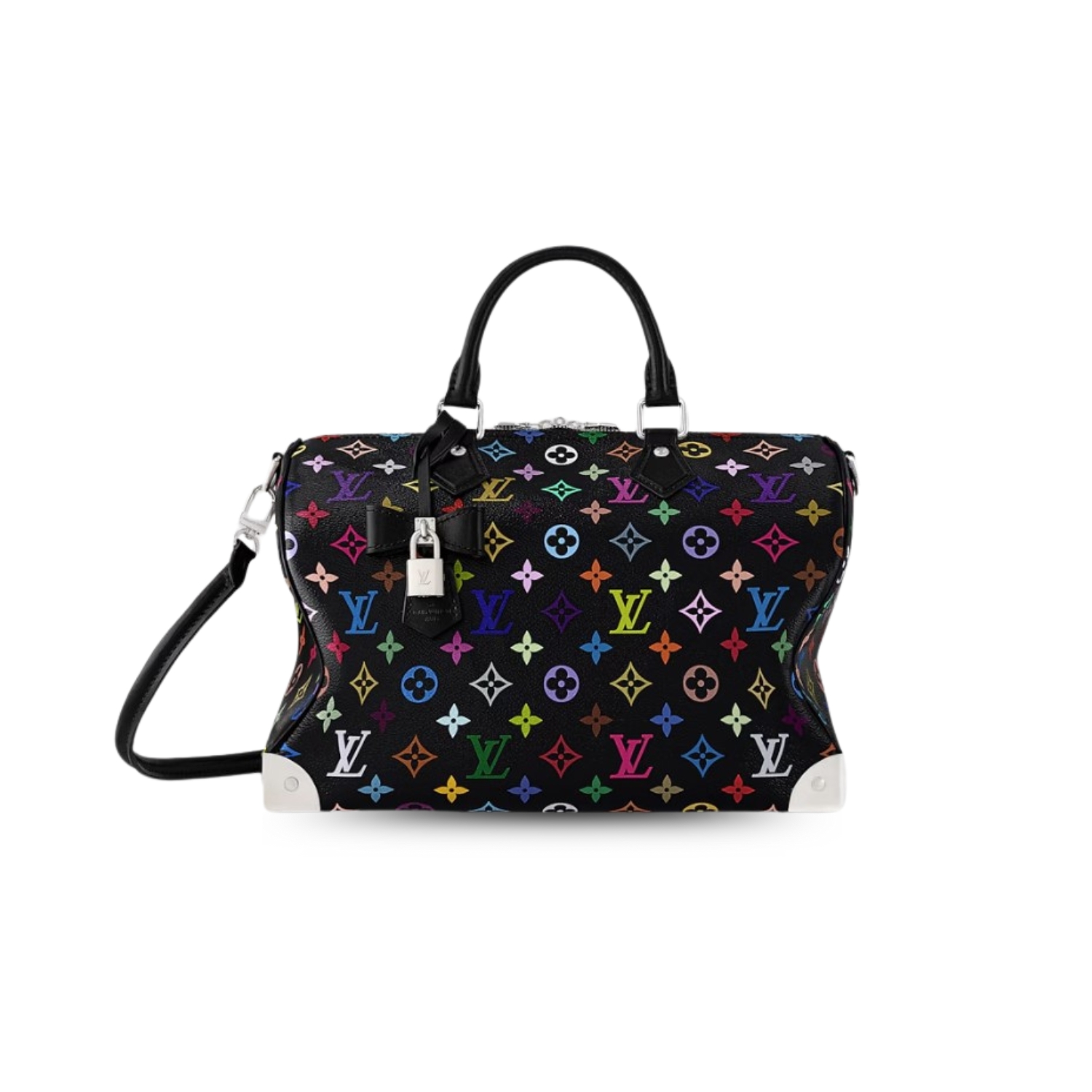 L0vis Vvtt0n LV x TM Speedy Soft 30 Bag Multicolore Noir For Women 11.8in/30cm M13257