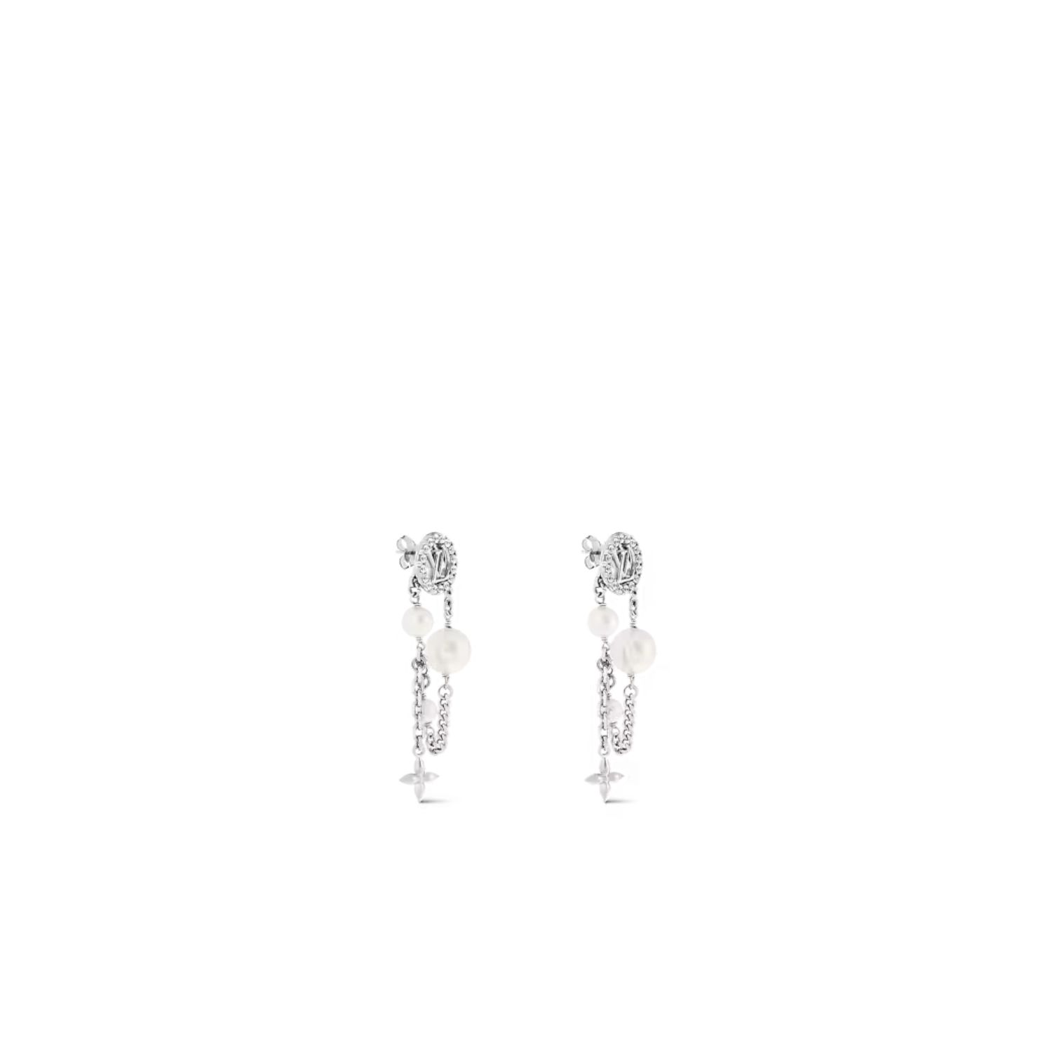 L0vis Vvtt0n Midnight Pearl Earrings For Women – M02888