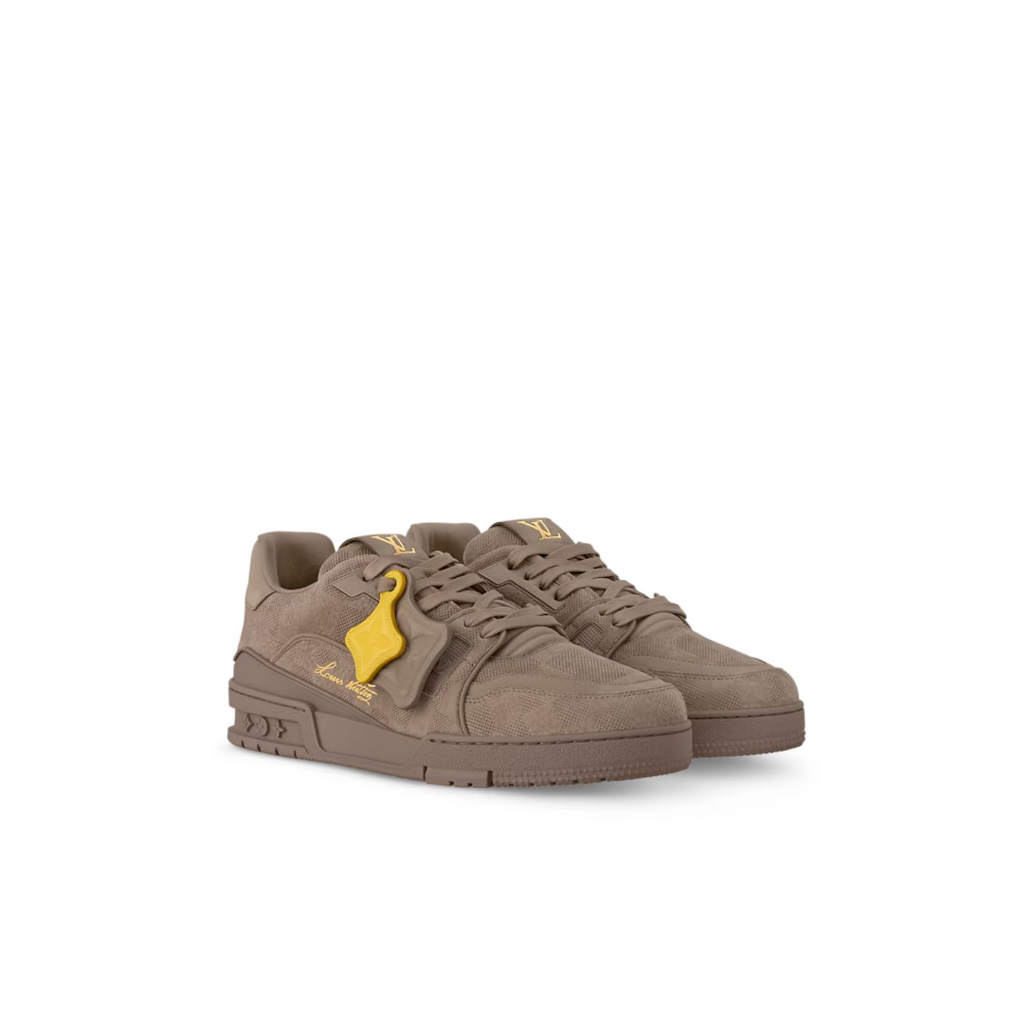 L0vis Vvtt0n Trainer Sneaker Taupe Brown For Men – 1AH618