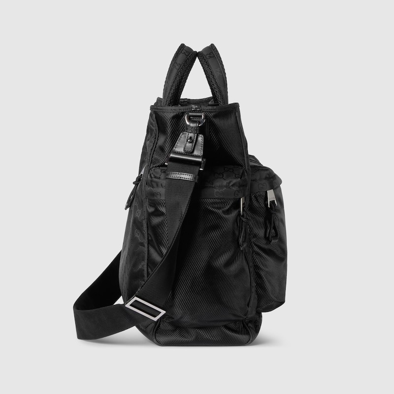 Gvc*1 Large GG Tote Bag Black For Men 15in/38cm 818962 FAEEE 1062