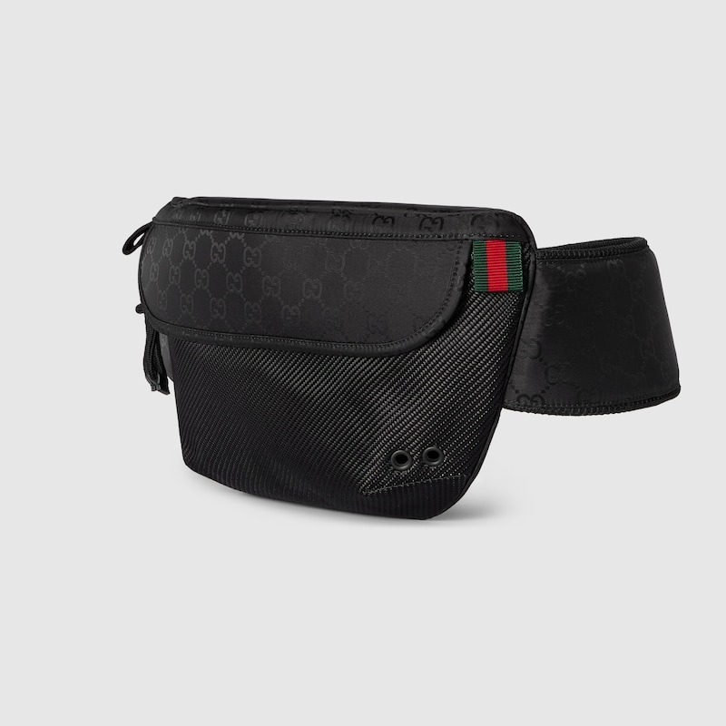 Gvc*1 Small GG Belt Bag Black For Men 12.6in/32cm ‎804262 FAD76 1047