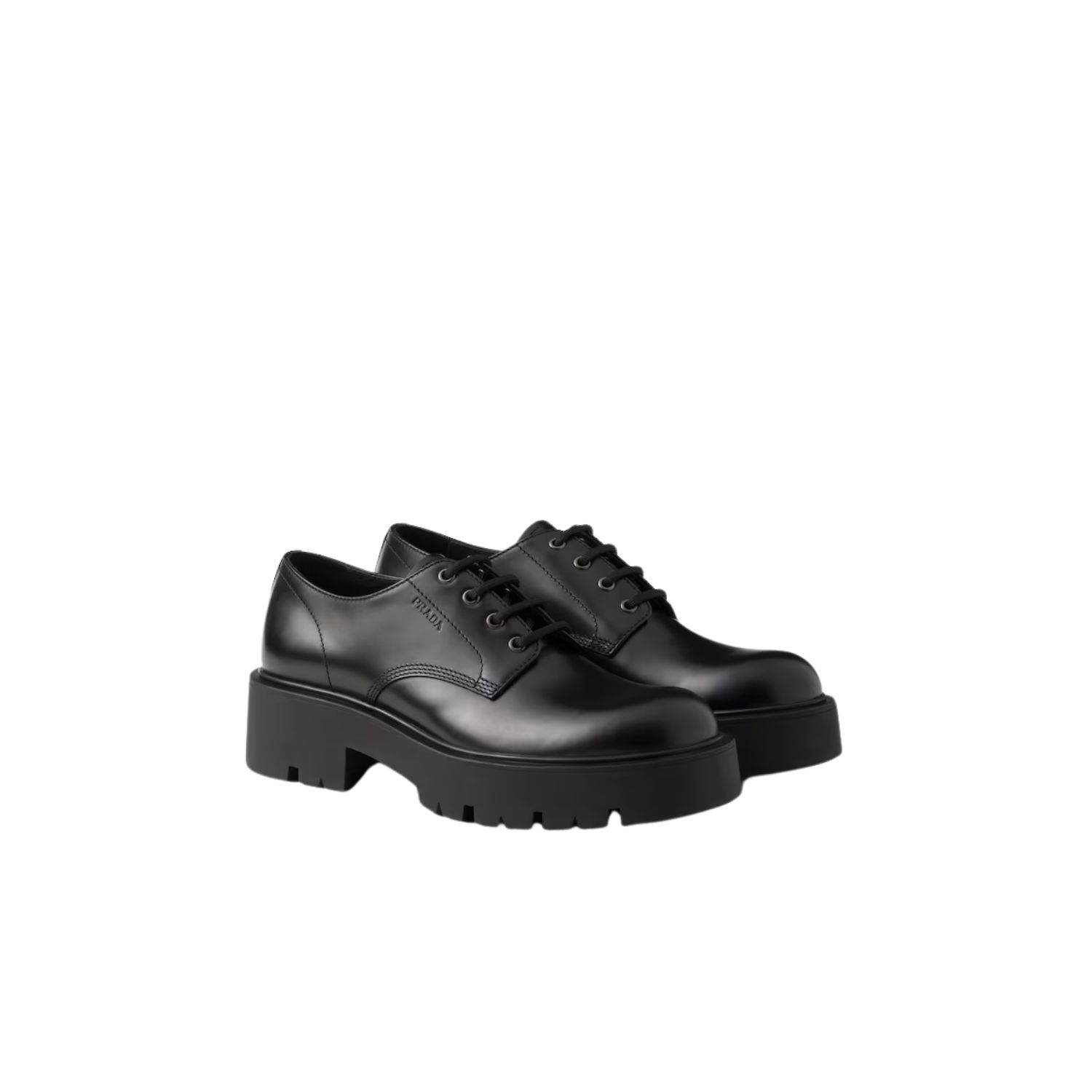 Pra*a Brushed Derby Black For Men – 2EG460_B4L_F0002_F_G000