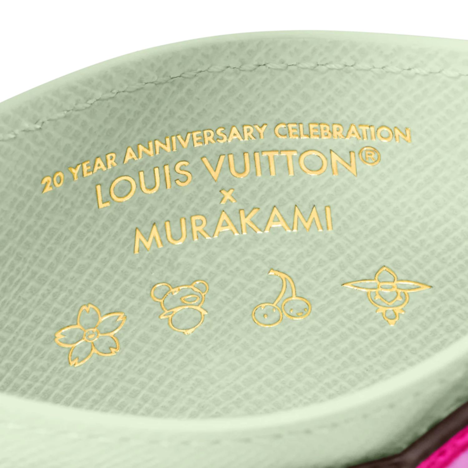 L0vis Vvtt0n LV x TM Card Holder Sakura Brown 11cm/4.3in For Women – M13429