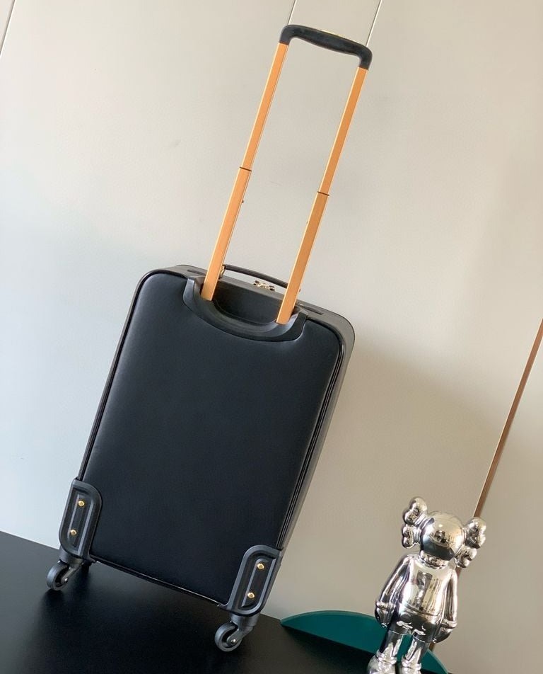 Ch**el Classic CC Logo Suitcase Black 20.4in/52cm