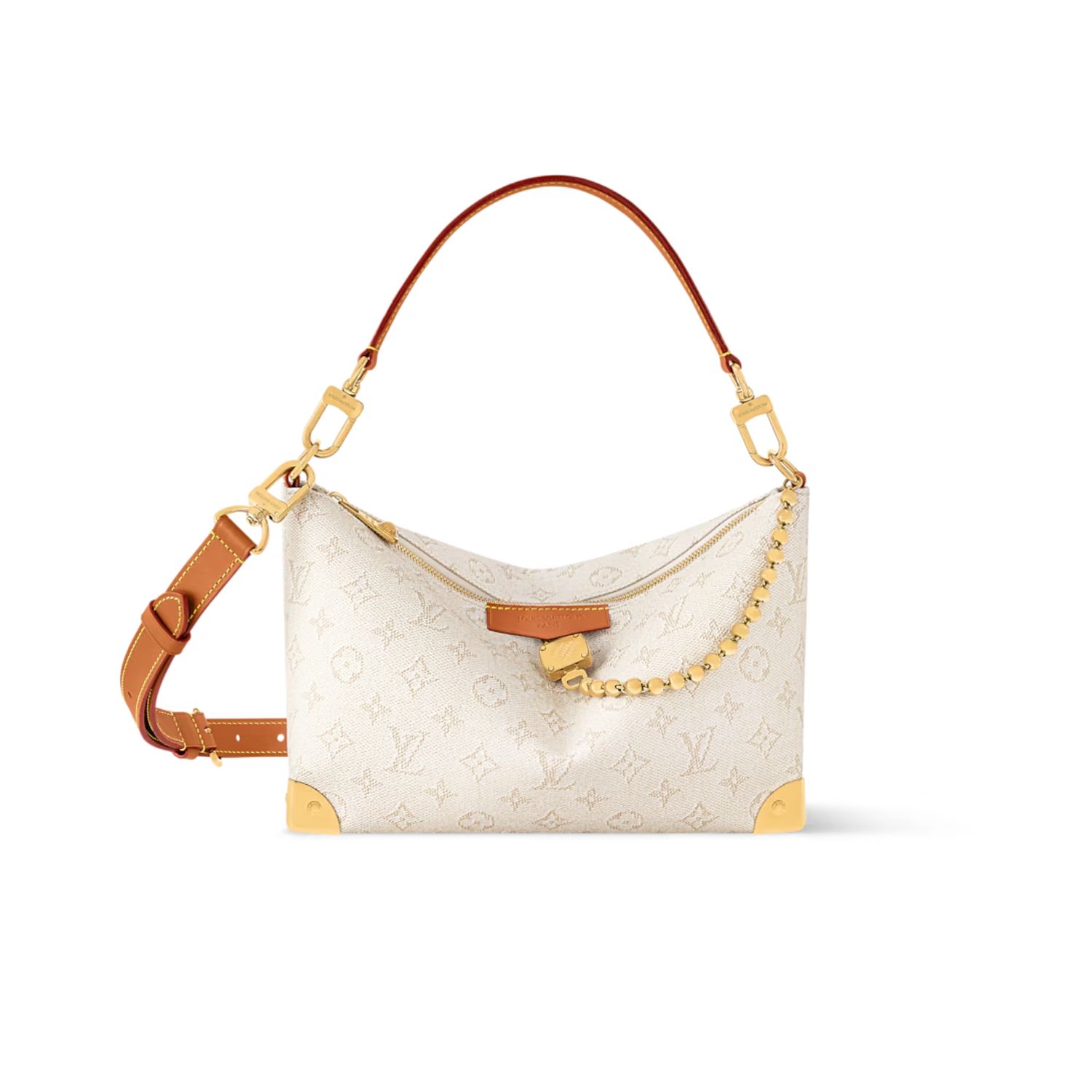 L0vis Vvtt0n Bobo Trunk Bag Off-White For Men 32cm/13in – M14661