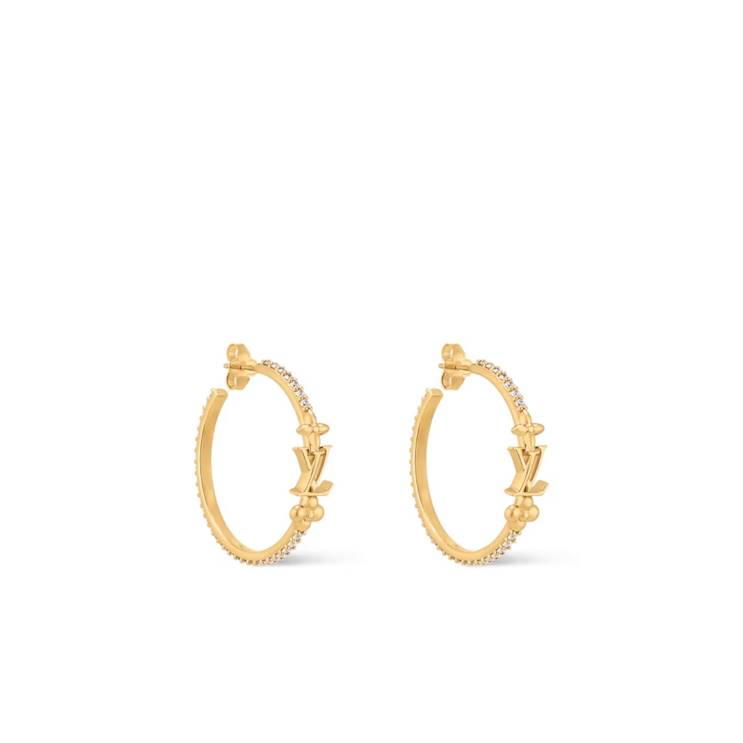 L0vis Vvtt0n Iconic Earrings Gold-Toned For Women – M02303