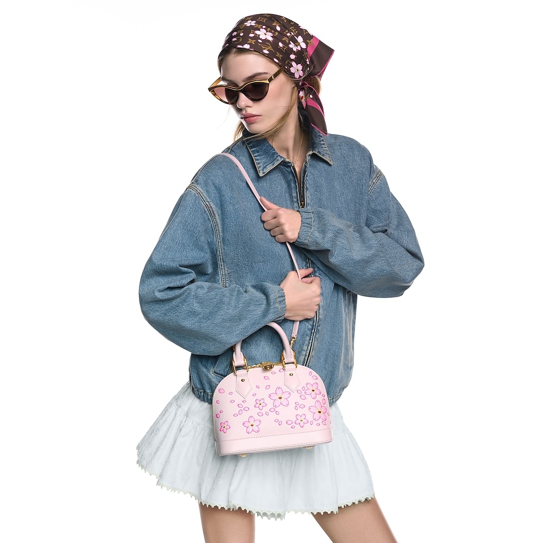 [True-to-ORIGINAL] L0vis Vvtt0n LV x TM Alma BB Pink For Women 23.5cm/9.3in – M13104