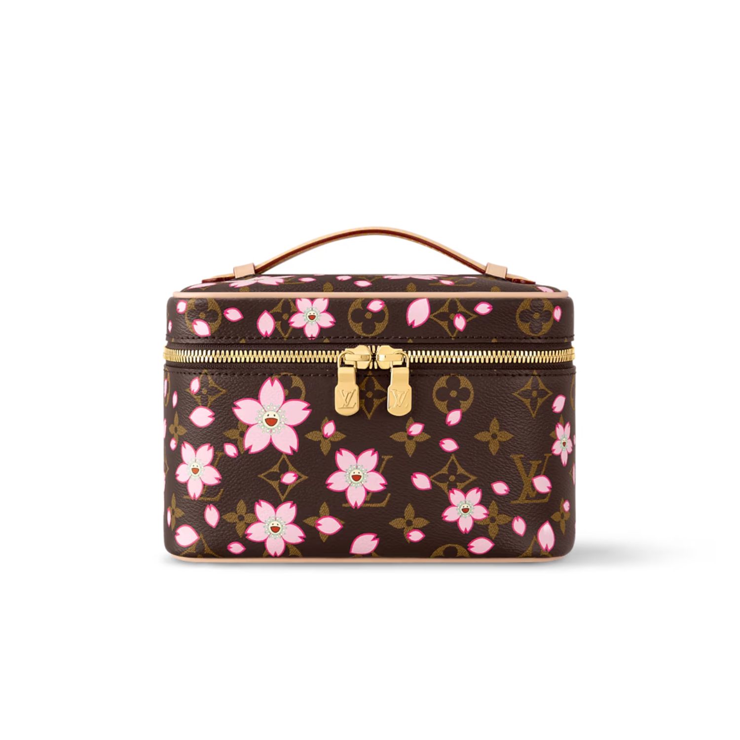 L0vis Vvtt0n LV x Murakami Nice Mini Sakura Brown For Women 20cm/7.9in – M14181