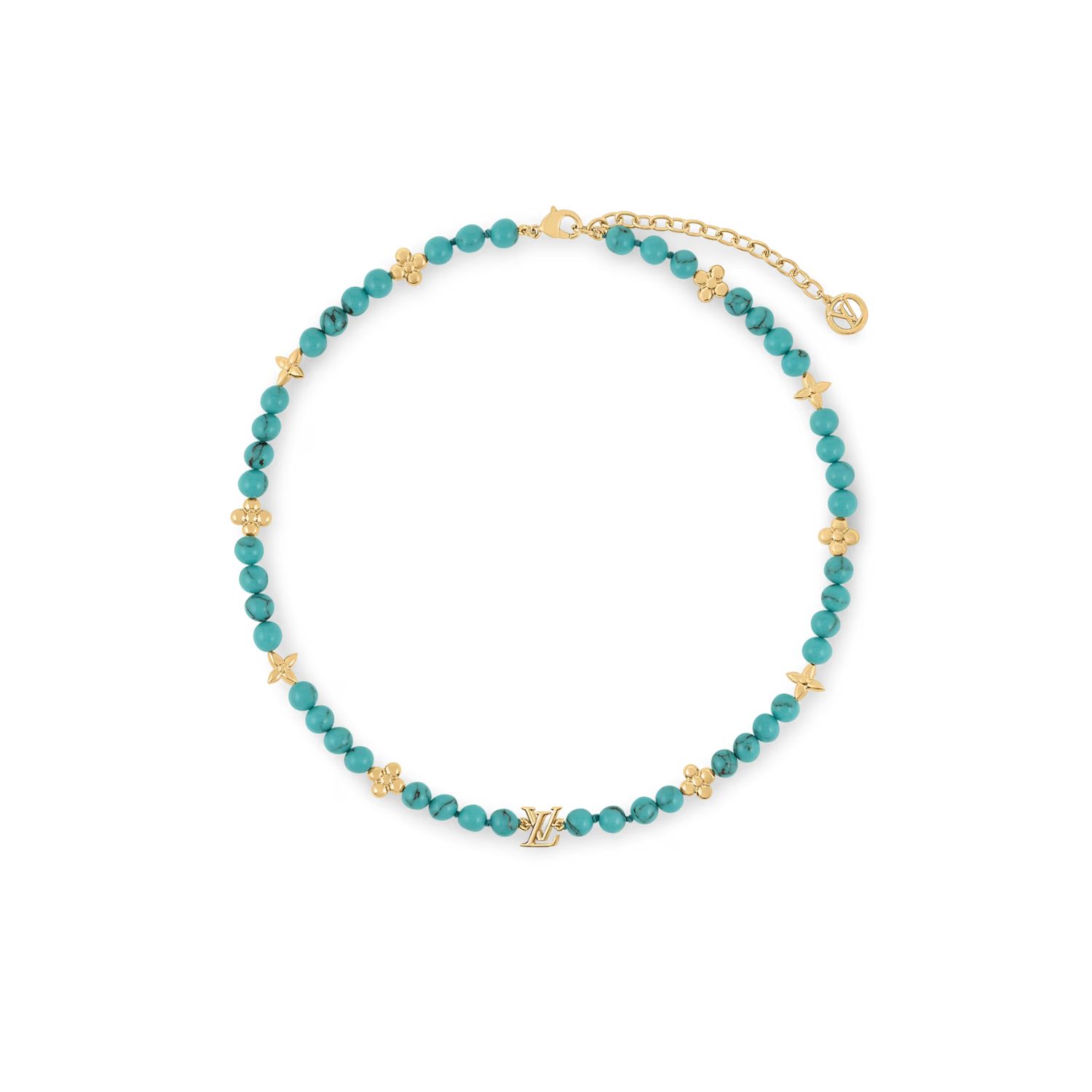 L0vis Vvtt0n My Pearl Necklace Turquoise For Women – M01173
