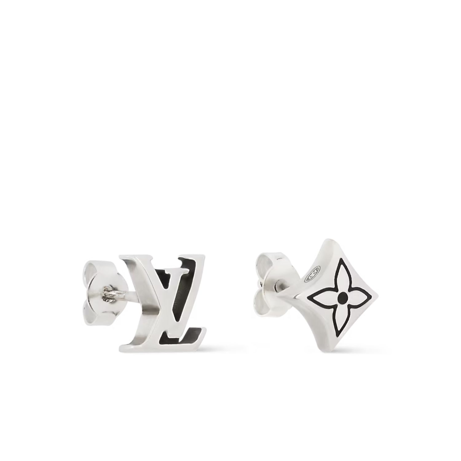 L0vis Vvtt0n Sailor Earrings Silver-Toned – M02749
