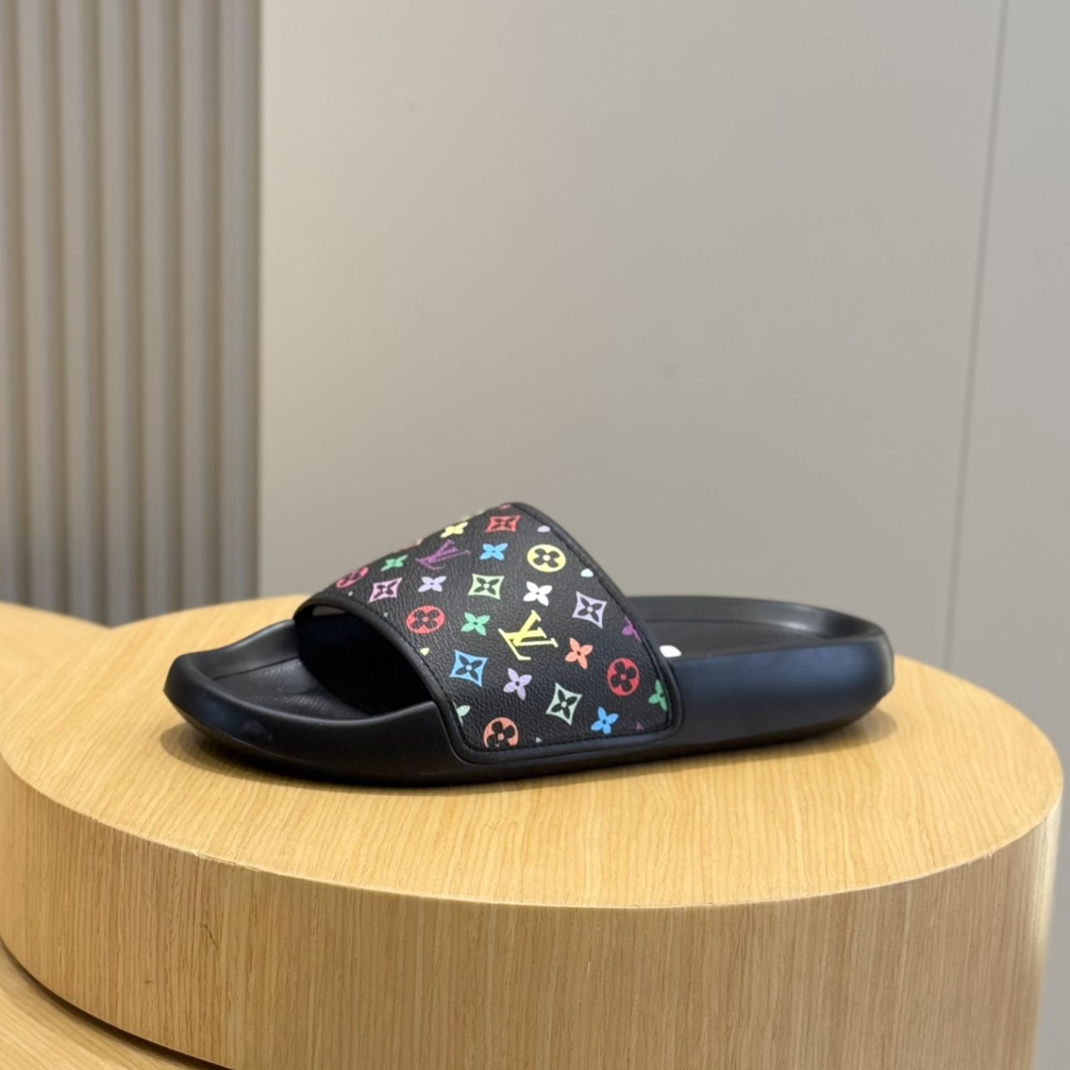 L0vis Vvtt0n Waterfront Mule Monogram Black For Men