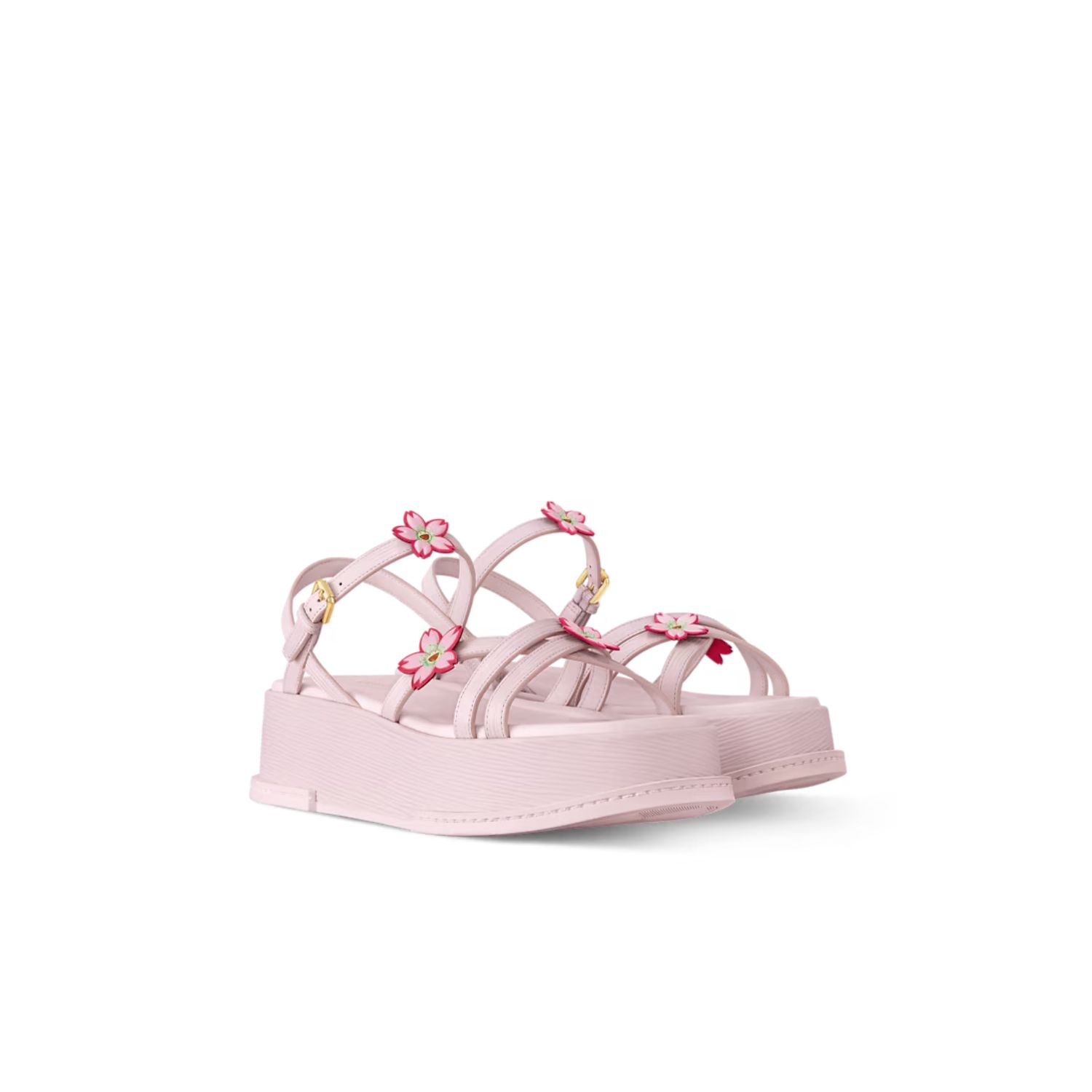 L0vis Vvtt0n LV x TM Maya Platform Sandal Light Pink For Women – 1AGWO2