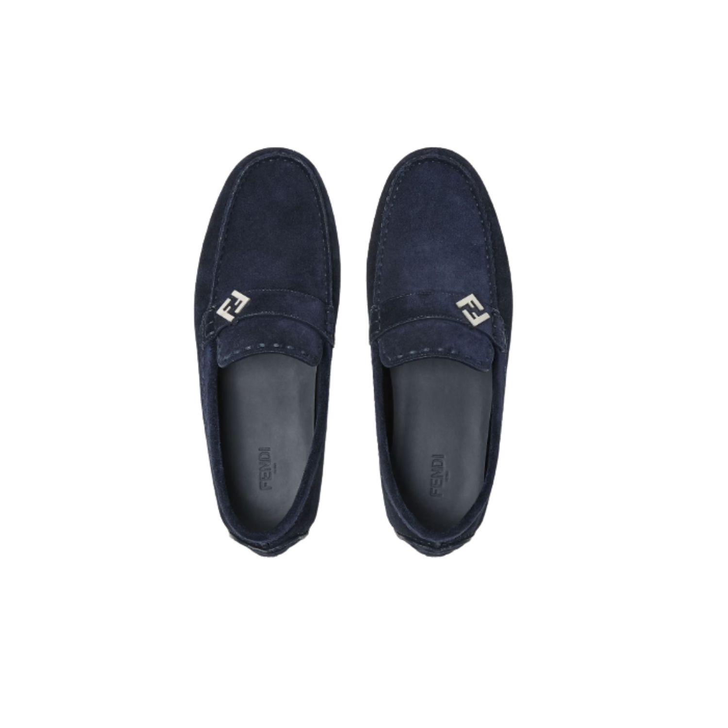 F**di Drivers Loafer Navy Blue For Men – 7D1682QK9F0QB0