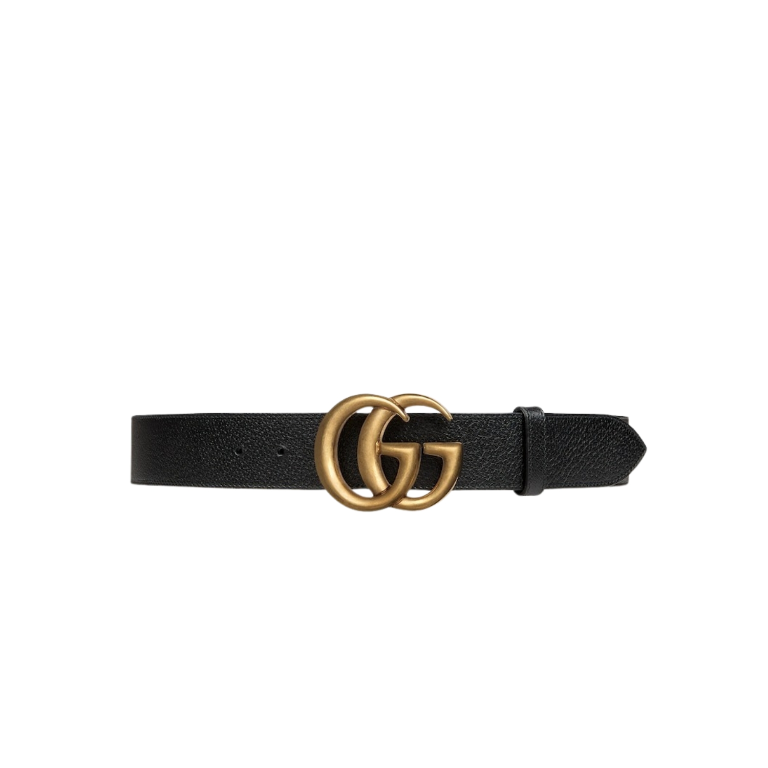 Gvc*1 GG Marmont Wide Belt 38mm Black For Men 406831 DJ20T 1000