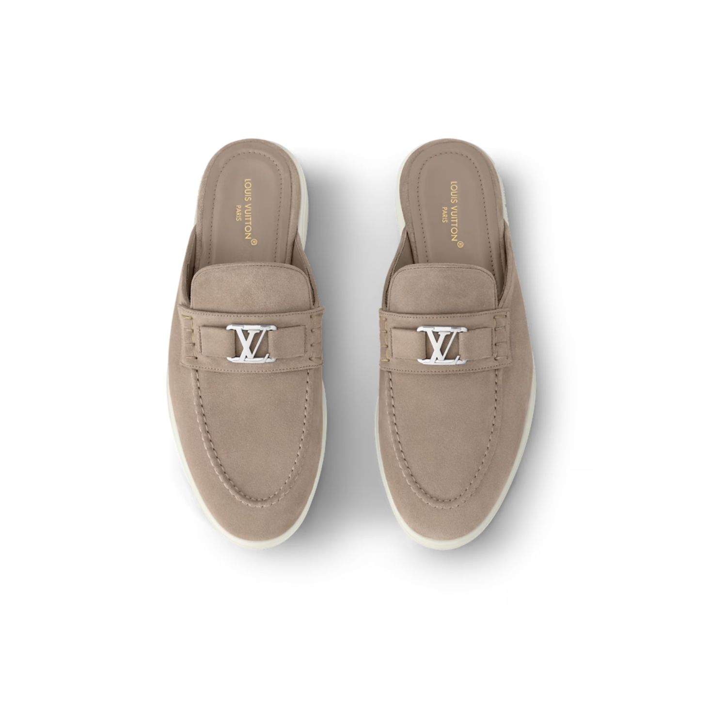 L0vis Vvtt0n Estate Open Back Loafer Beige For Men – 1AHETF