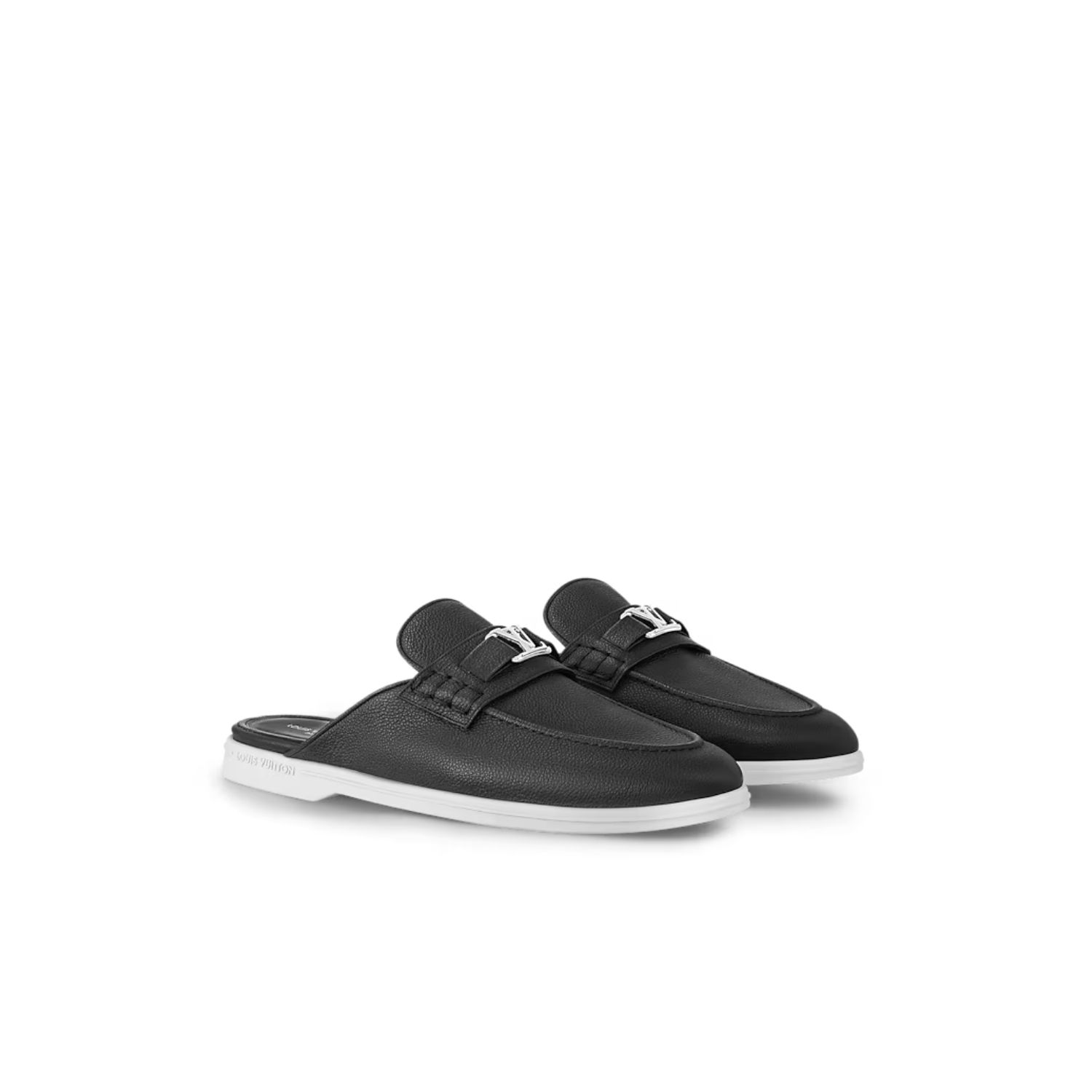 L0vis Vvtt0n Estate Open Back Loafer Black For Men – 1AHESK