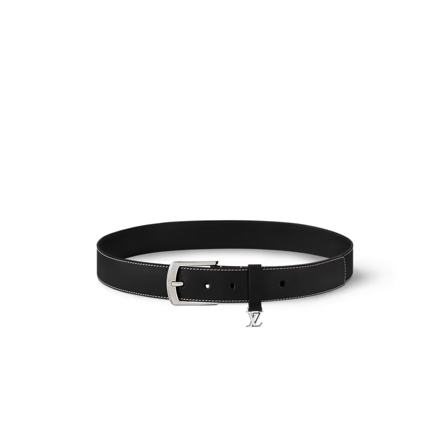 L0vis Vvtt0n Everyday Pin 35mm Belt Black For Men M8566U