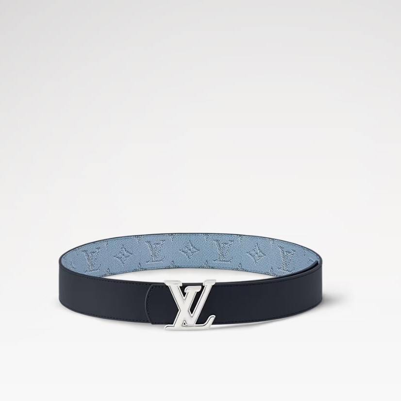 L0vis Vvtt0n LV Dimension 40mm Reversible Belt Blue For Men M4134U