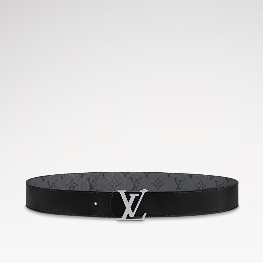 L0vis Vvtt0n LV Initiales 40mm Reversible Belt Monogram Eclipse For Men M0285T