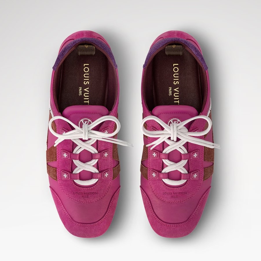 L0vis Vvtt0n LV Sneakerina Fuchsia Pink For Women 1AHNEE