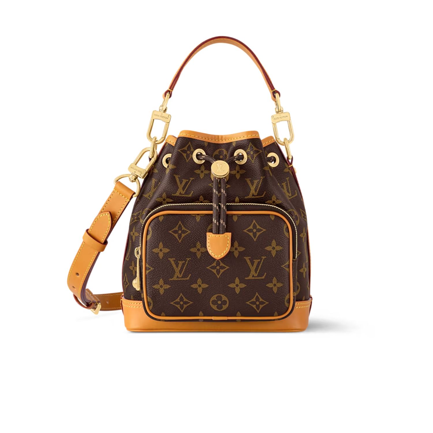 L0vis Vvtt0n Noé Cargo Bag Monogram Brown For Men 22cm/8.7in – M14017