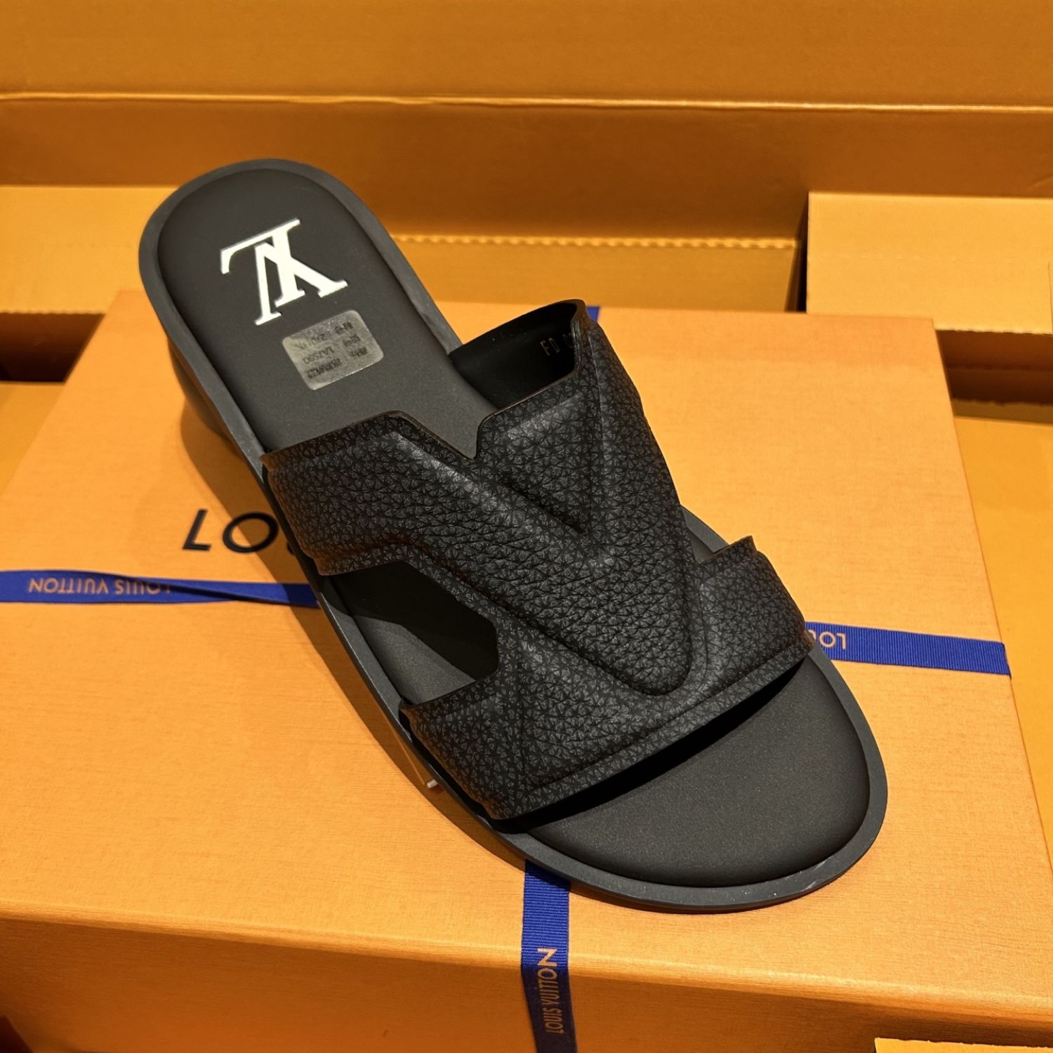 L0vis Vvtt0n Oasis Mule Black For Men