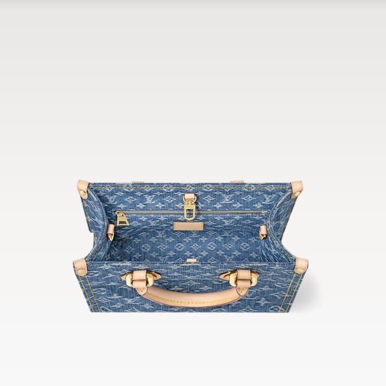 L0vis Vvtt0n OnTheGo PM Denim Blue For Women 9.8in/25cm M14633