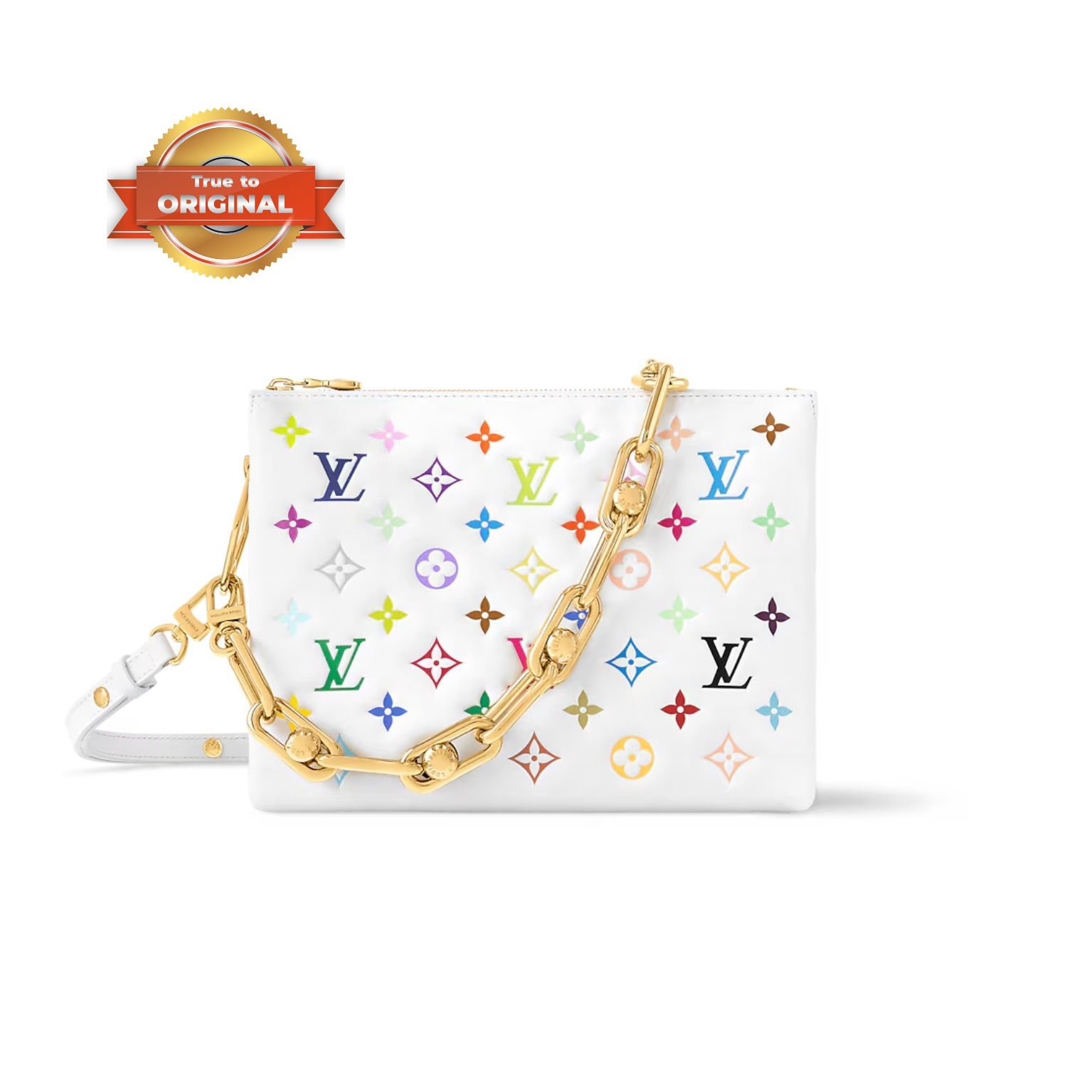 [True-to-ORIGINAL] L0vis Vvtt0n LV x TM Coussin PM Multicolored For Women 26cm/10in – M13233